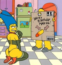 The Simpsons - Homer And Marge 3 - "Birthday in the Kitchen''